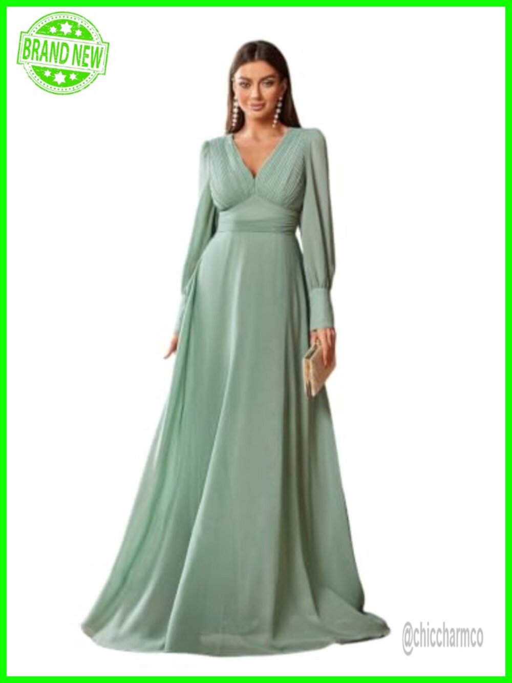 Womens Floral Maxi Dress Ruffle Long Sleeve Boho Cocktail Wedding Guest